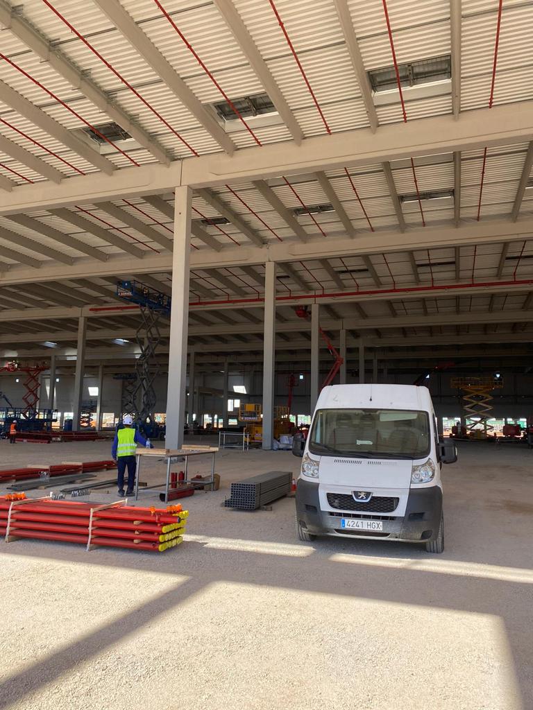INSTALACION DE PROTECCION CONTRA INCENDIOS - SAGUNTO - SUPERMERCADO ALDI